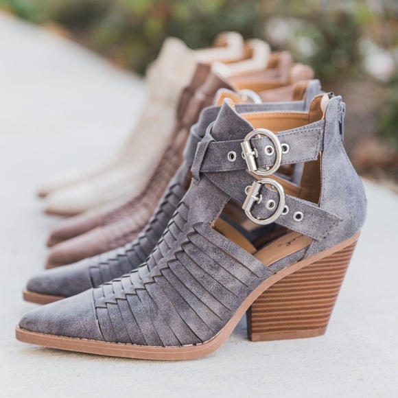 PETYON Buckle Bootie - GREY - Picture 3 of 4